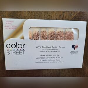 Color Street Coming up Rose Gold Real Nail Polish Strips